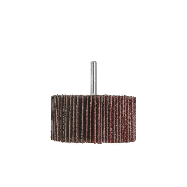 Csiszolókorong fülekkel és rúddal, 80 x 40 x 6 mm, P60, Geko G78766