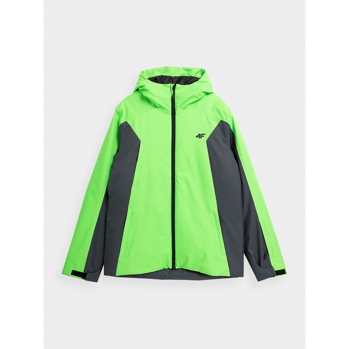 Geaca pentru ski barbati, 4F, 302875733, Poliester, Verde, L