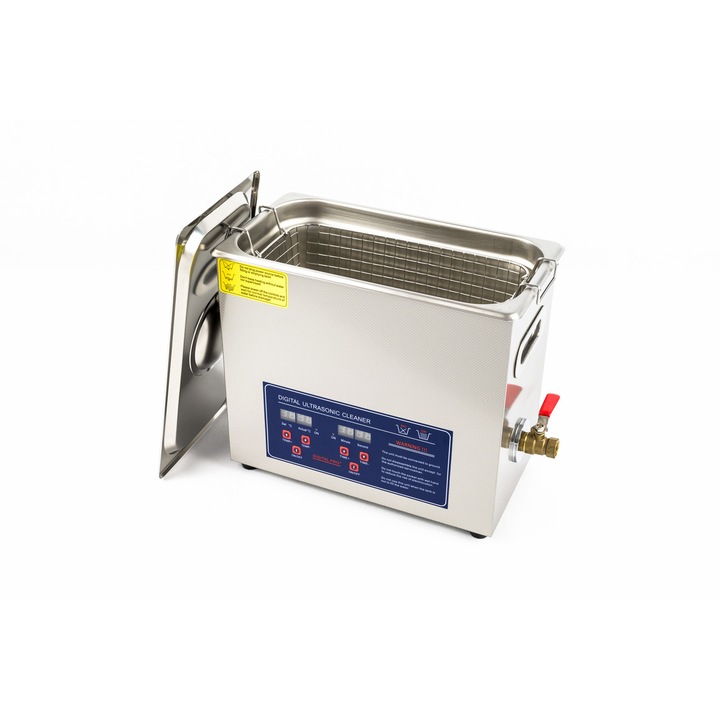 Ultrahangos tisztító PS 30A 6L 180W Rozsdamentes acél, LED digitális kijelző