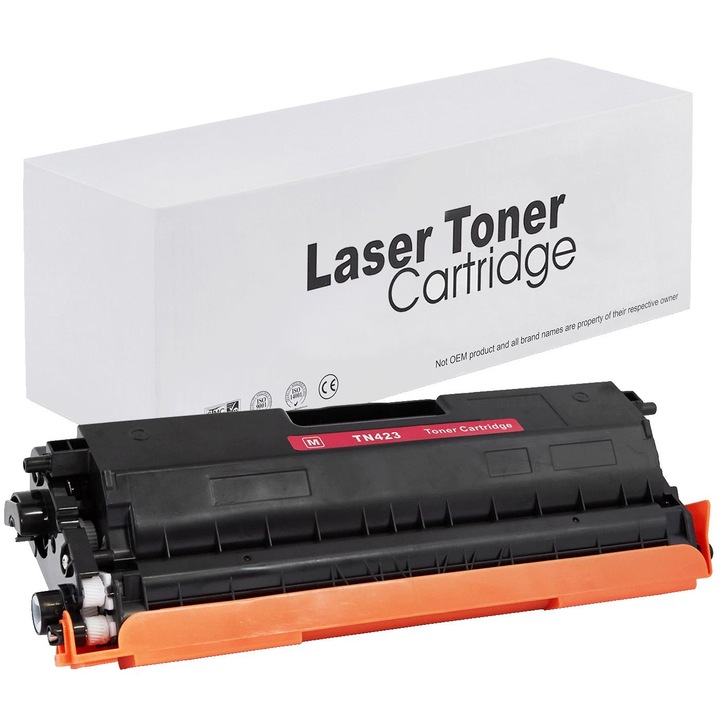 Cartus toner compatibil Brother TN-423 M magenta, BROTHER DCP L8410CDW, HL L8260CDW, HL L8360CDW, MFC L8690CDW, MFC L8900CDW, 4000 pagini