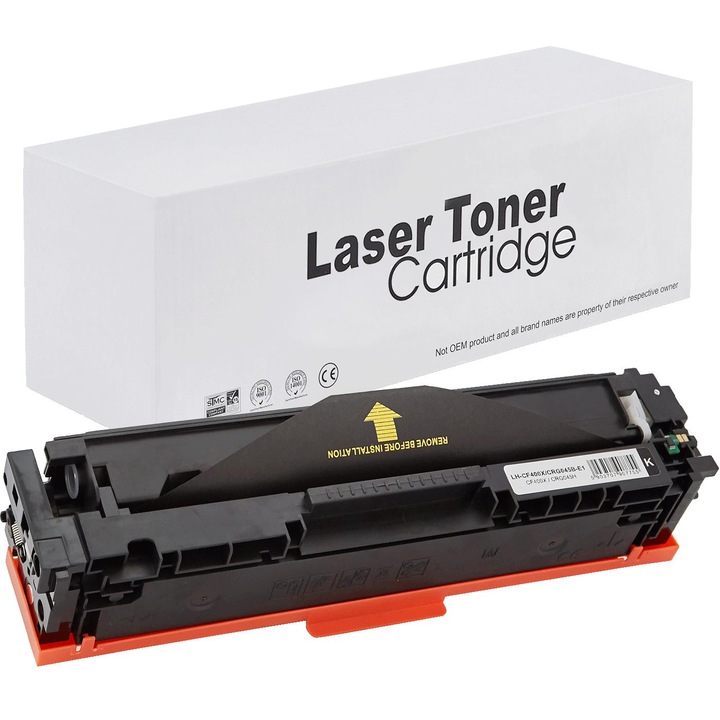 Cartus toner compatibil HP CF400X / CRG045H / 201X negru (black), HP LaserJet PRO M277dn 277dw 252dn 252dw 252n MFP M277dw 277n, 2800 pagini