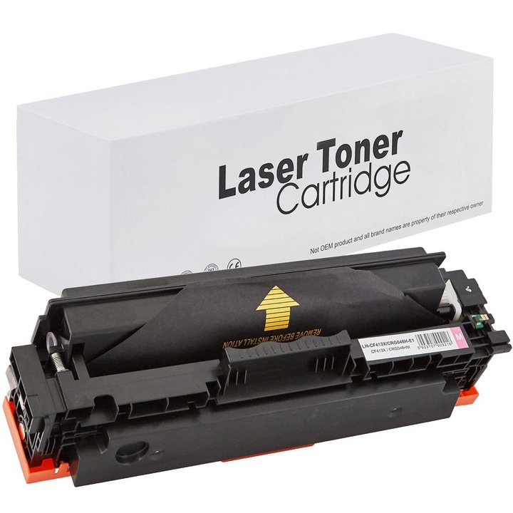 Cartus toner compatibil HP CF413X / CRG046H / 410X magenta, HP CLJ Pro M452, Pro M452dn, Pro M452dw, Pro M452nw, Pro MFP M377dw, Pro MFP M477fdn, Pro MFP M477fdw, Pro MFP M477fnw, Pro MFP M377fdw, Pro MFP M377fnw, 5000 pagini