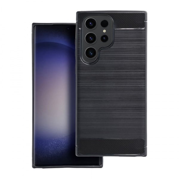 Husa pentru telefon, compatibila cu Samsung Galaxy S25 ULTRA Carbon Bush negru