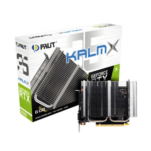 Placa video Palit GeForce RTX 3050 KalmX 6GB GDDR6 96-bit - eMAG.ro