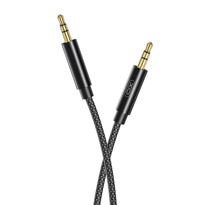 Аудио кабел AUX жак / XO жак NB-R211C 1м черен