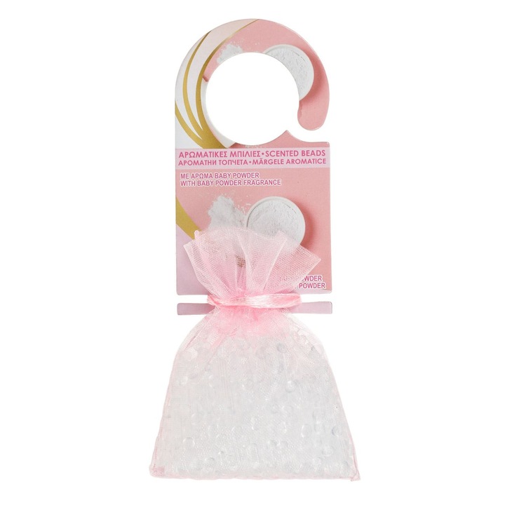 Shopiens® gardrób és fiókos légfrissítő, Baby Powder aroma, 20 g