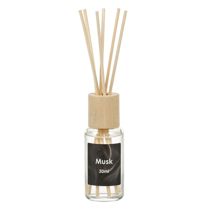 Room Air Freshener Musk Scented Oil & Sticks 30ml