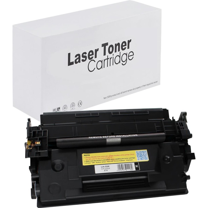 Cartus toner compatibil HP CF259X fara cip negru black, 10000 pagini