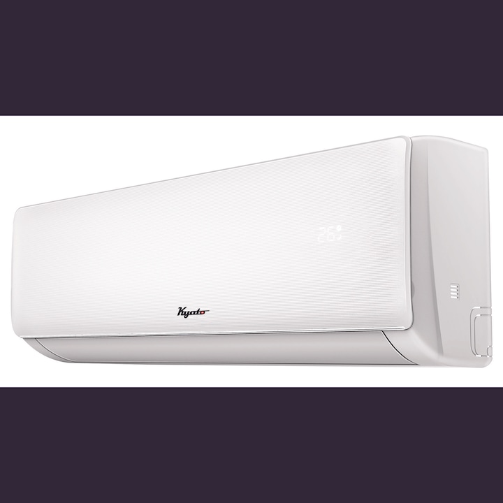 Aparat de aer conditionat portabil, raceste, incalzeste, dezumidifica, ventileaza, functie de somn, temperatura de la 16 la 32°C, afisaj LED, panou de control tactil, telecomanda, aplicatie Tuya, blocare pentru copii, 14000 BTU