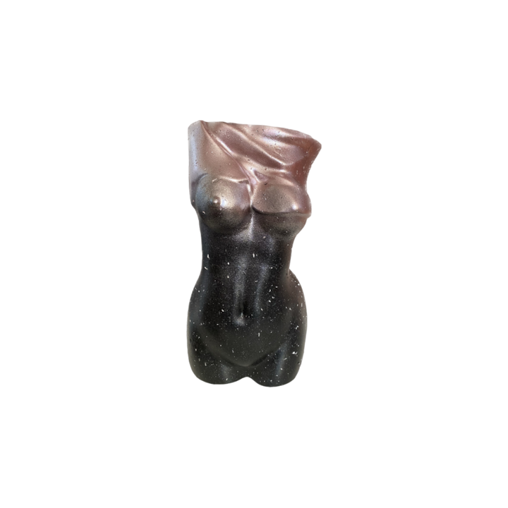Suport universal, Lax&Home, Love, Ipsos, Negru/Rose Granit, inaltime 18 cm