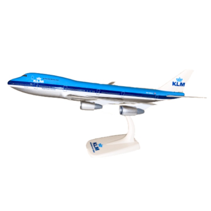 Macheta aeromodel, PPC Holland, Boeing B747-200 KLM, Multicolor