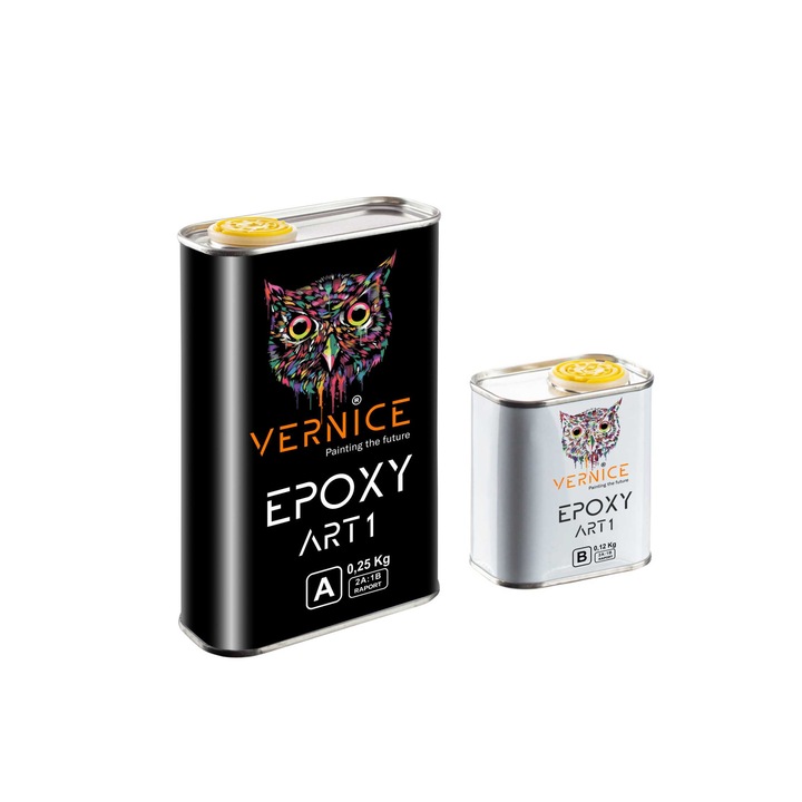 Kit rasina epoxidica si intaritor EPOXY ART 1/0.375 kg