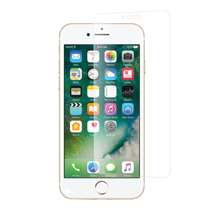 Átlátszó szilikon fólia iPhone 6/7 képernyőhöz - Védő tömeg
