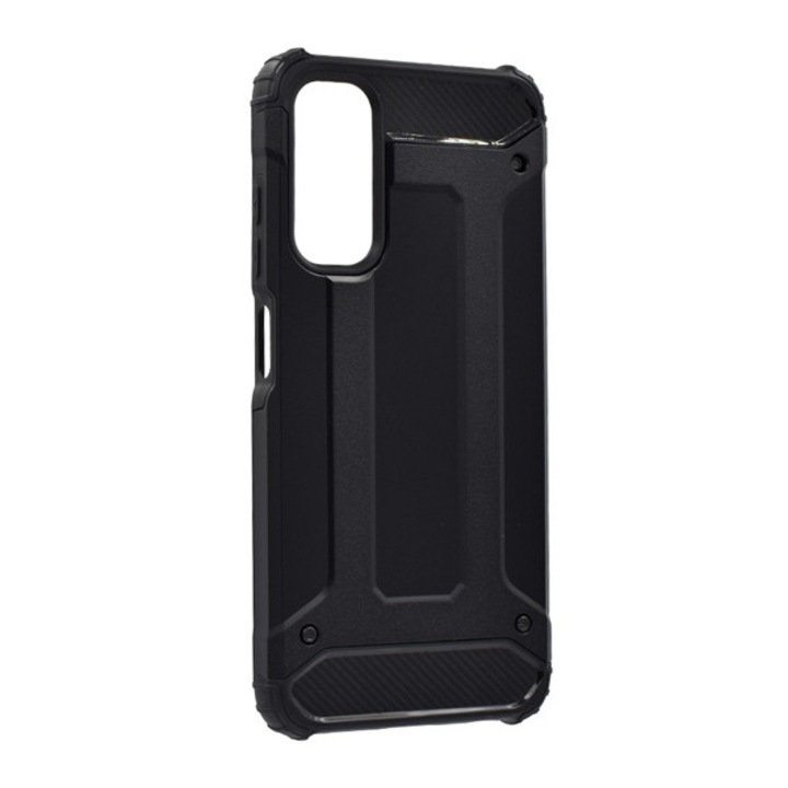 Gigapack defender szilikon mobiltelefon tok, ütésállóság, légpárnás sarok, fémhatás, fekete, kompatibilis: Samsung Galaxy A15 4G, SM-A155, / Galaxy A15 5G, SM-A156