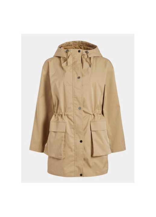 Geaca parka dama, Vila, 303499679, Poliester, Bej, Bej