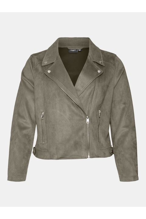 Дамско яке, Vero Moda, 303785697, Еко кожа, 46 EU, Сив
