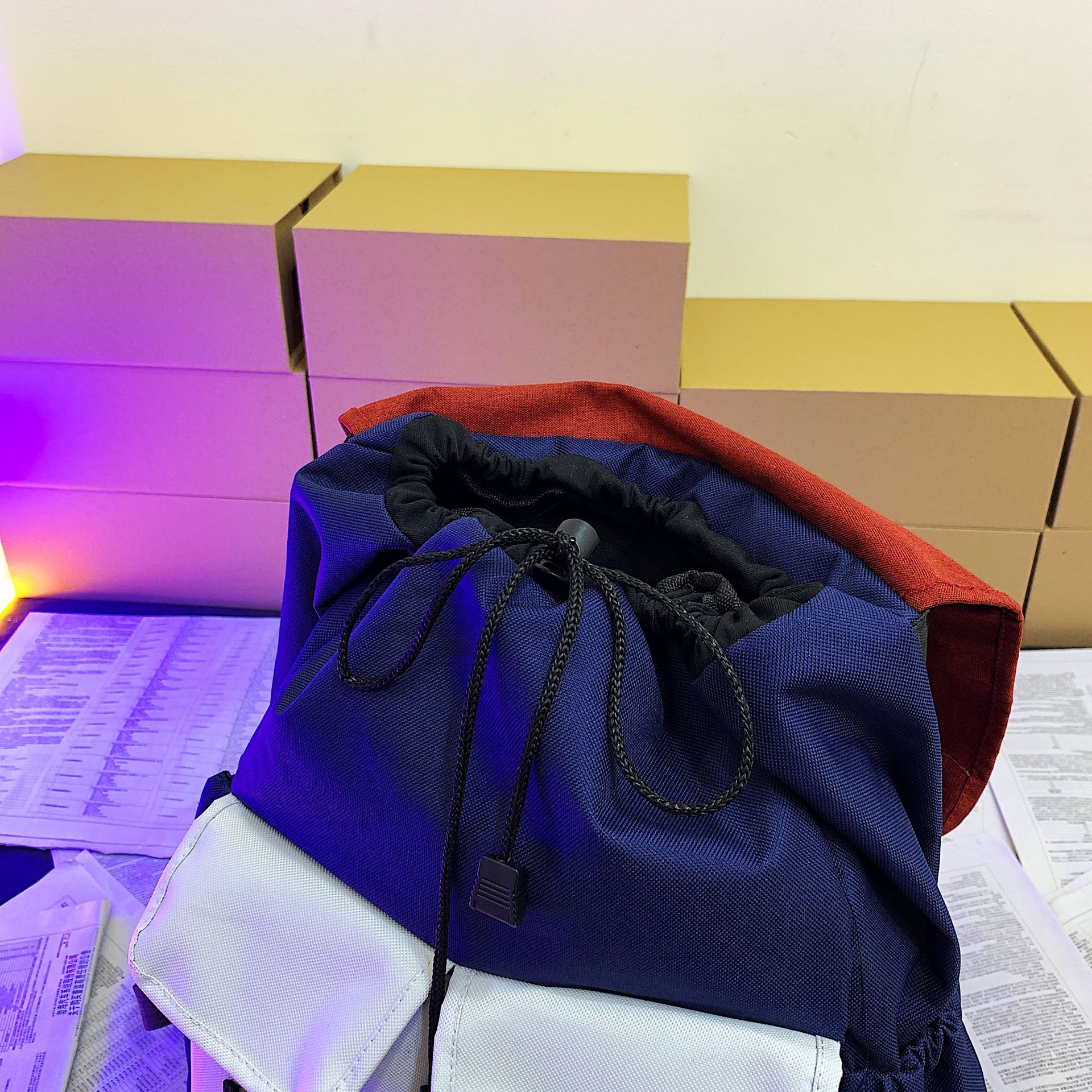 Rucsac laptop, Dollcini, Multifunctional, Multicolor