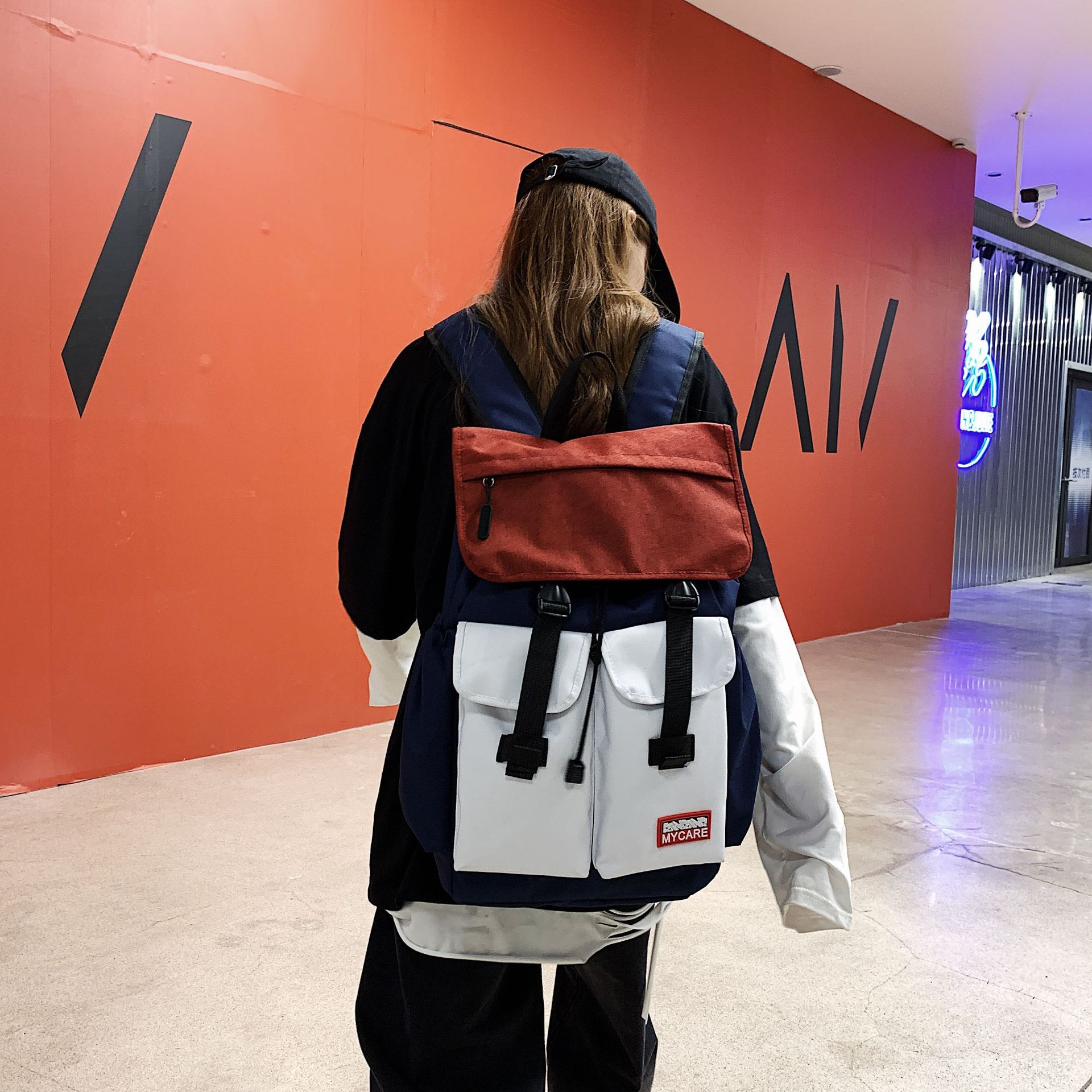Rucsac laptop, Dollcini, Multifunctional, Multicolor