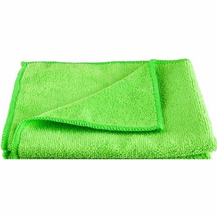Lavete microfibra plus verde 5 buc/set 34x40 cm