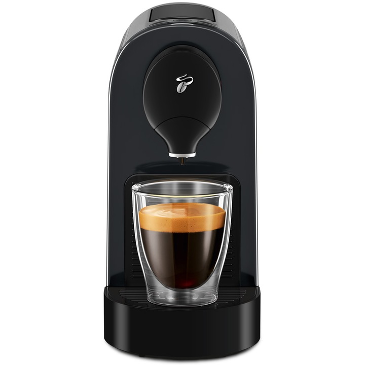 Кафемашина с капсули Tchibo Cafissimo Pure Plus 644880, 800 мл, 15 бара, 1250W, Черен