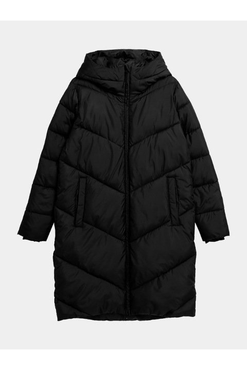 Geaca dama, 4F, 302878963, Poliester, XS INTL, Negru