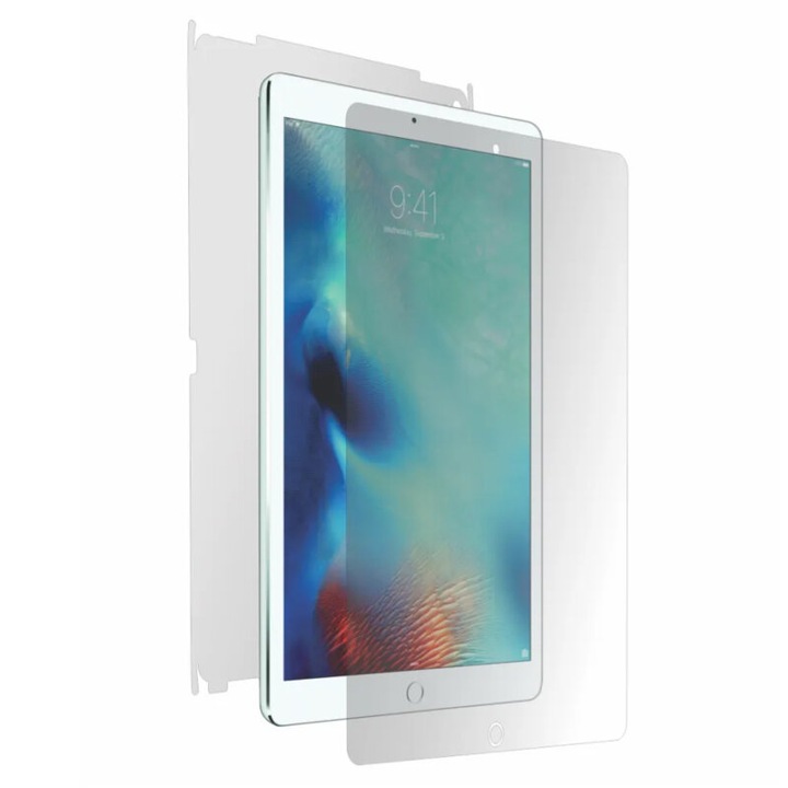 Védőfólia Alien felület kompatibilis Apple iPad Pro 12.9" 2017, 360 védelem, polimer, átlátszó