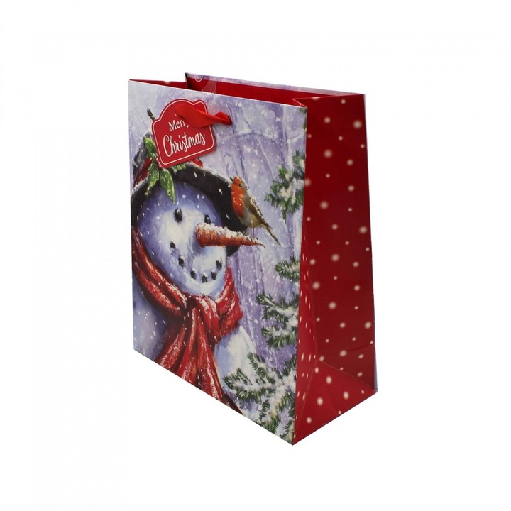 Punga cadou Craciun SDE XL SNOWMAN