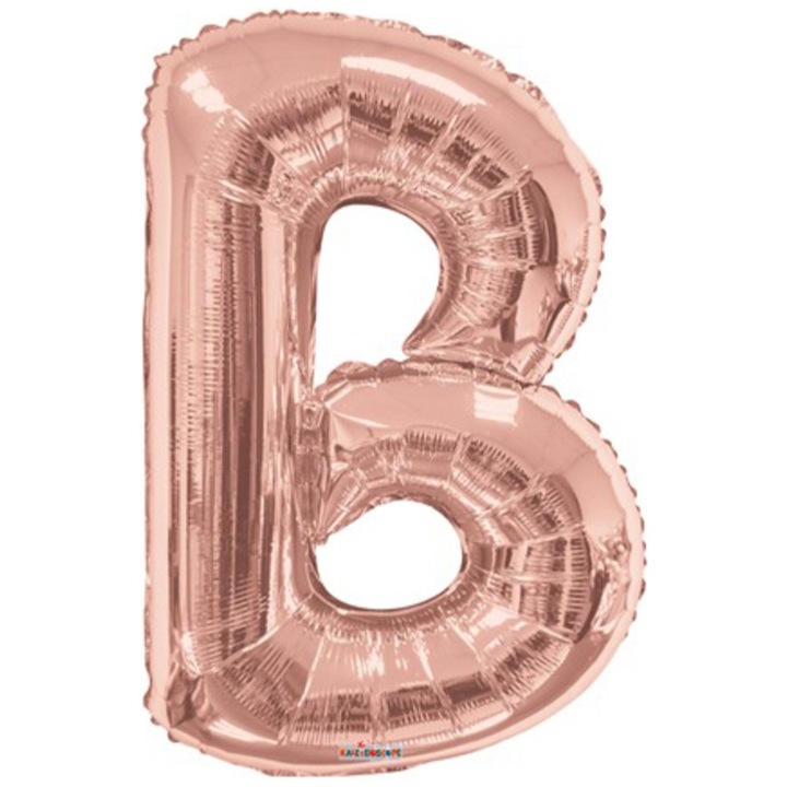 Balon Folie Litera B Rose Gold 15611-34