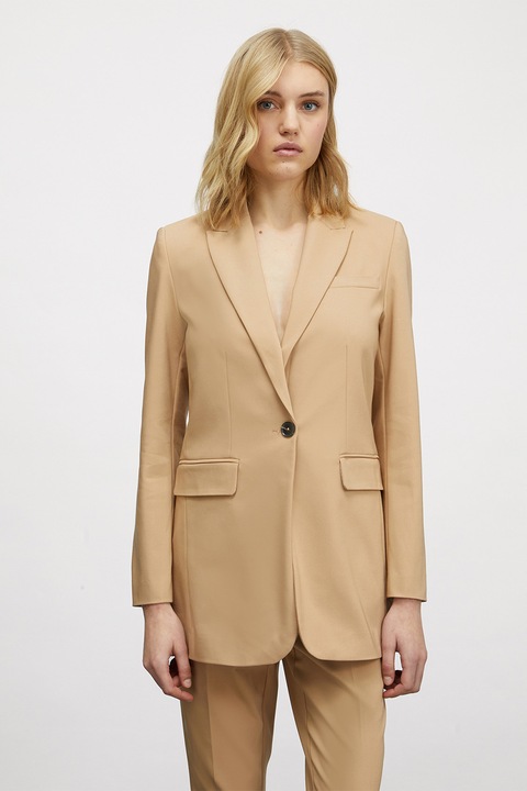 Motivi, Sacou cu nasturi, cu maneci lungi, Bej