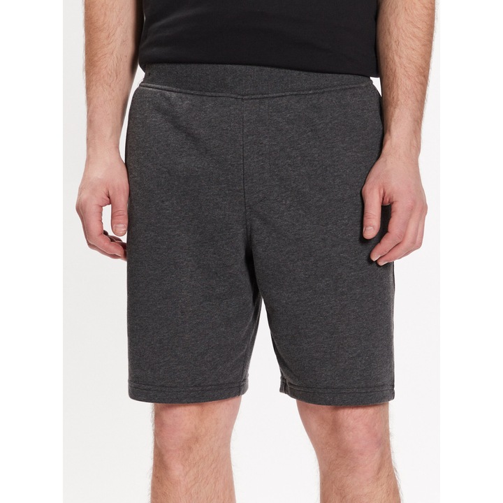 Férfi sport rövidnadrág, Skechers, 302928491, Pamut, Szürke