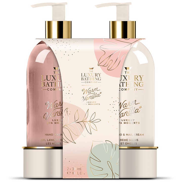 Delightful Duo Set, The Luxury Bathing Company, Warm Vanilla, 600 ml