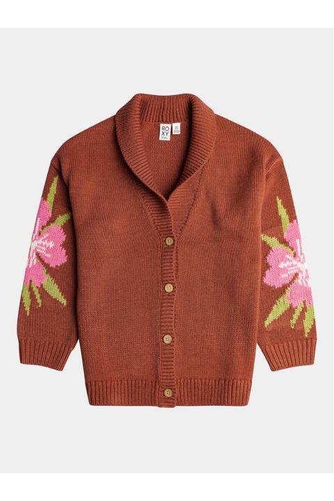 Cardigan dama, Roxy, 303013639, Acril, Portocaliu