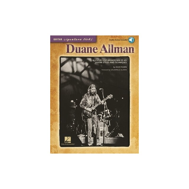 Duane Allman A Step By Step Breakdown Of His Guitar Styles And Techniques [with Cd Audio ] Dave