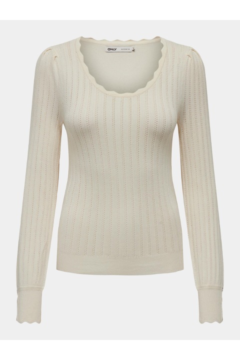 Női pulóver, CSAK, 303390631, Viskóz, Fehér, Fehér