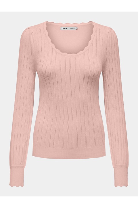 Női pulóver, CSAK, 303390747, viszkóz, rózsaszín, Rózsaszín
