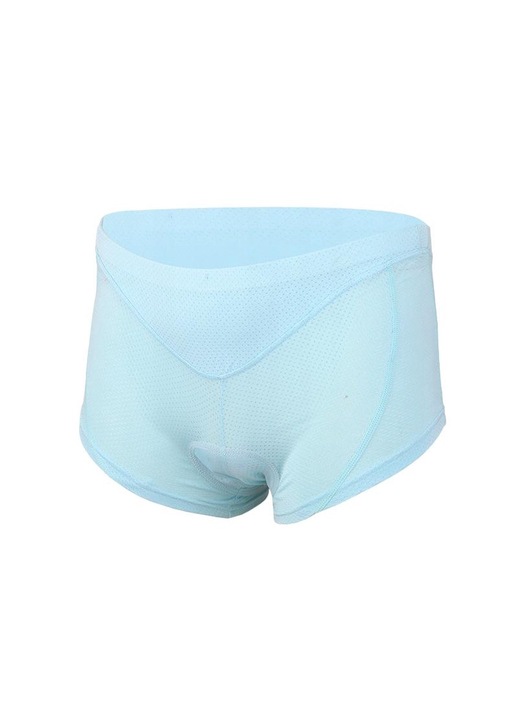 Női boxer zselés betéttel, polieszter, kek, Kék