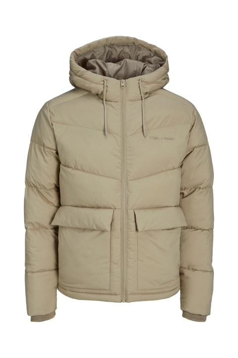 Мъжко яке, Jack & Jones, 302952595, Полиестер, Бежов