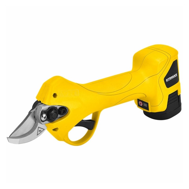 Foarfeca de gradinarit fara fir RTR MAX RTM9125, 25000 rpm, 18V, LI-ION 2 Ah, Baterie si incarcator