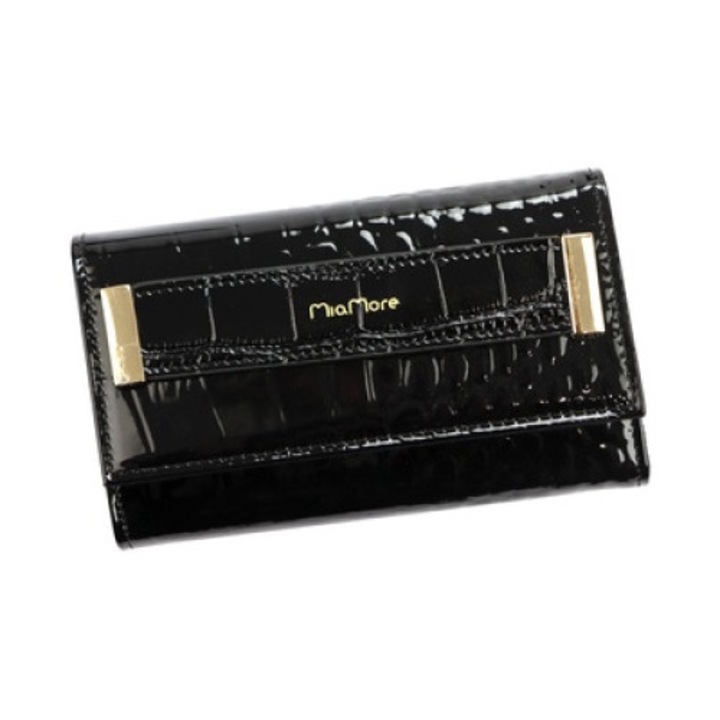 Husa Telefon, MiaMore, Compatibila cu IPHONE 13 Pro, Piele naturala, Negru