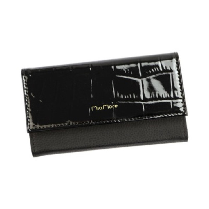 Husa Telefon, MiaMore, Compatibila cu IPHONE 12, Piele naturala, Negru