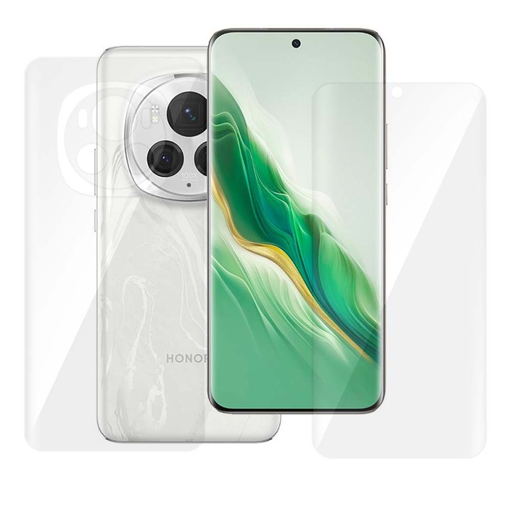 Комплект 2 фолиа SILKASE за Honor Magic6, защита на телефона, възобновяем силикон