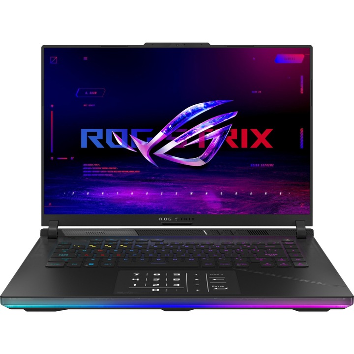 Laptop ASUS ROG Strix SCAR 16 2023 G634JY-NM001X, 16.0", WQXGA, Intel Core i9-13980HX (1.6/5.6GHz, 36M), NVIDIA RTX 4090 16GB GDDR6, 32GB SSD, Windows2 11 TB