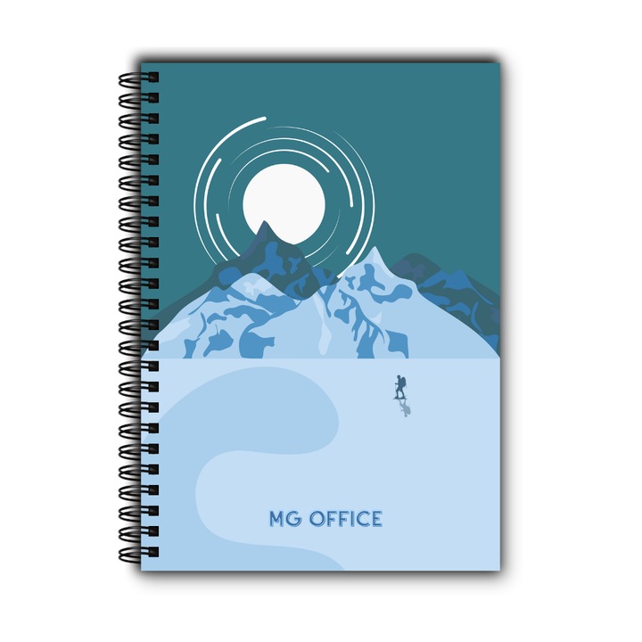 Caiet A5, MG Office, Antarctica, Foi Veline, 80 coli