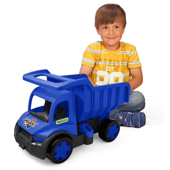 Camion basculant, Wader, 65029, Albastru/ Negru