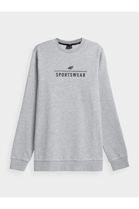 Bluza barbati, 4F, 302881185, Bumbac, Gri