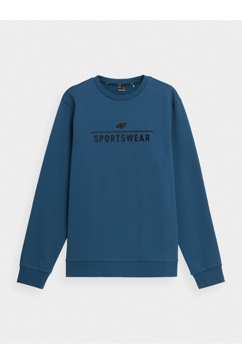 Bluza barbati, 4F, 302881208, Bumbac, Albastru