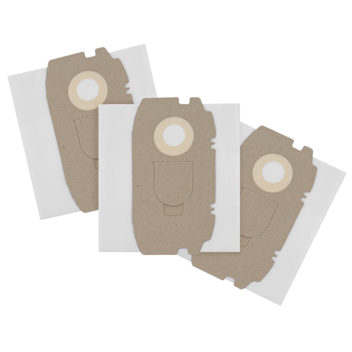 Set 3 saci cu 6 straturi, profilters, pentru Festool CTL MIDI, Alb