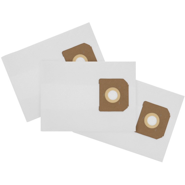 Set 3 saci cu 6 straturi, profilters, pentru Bosch Gas 55, Hilti VC-60U, Makita 447L, Wurth ISS 55, Festool SRM 70, SRH-45E, Protool VCP 700, Celma POW 0348, Alb