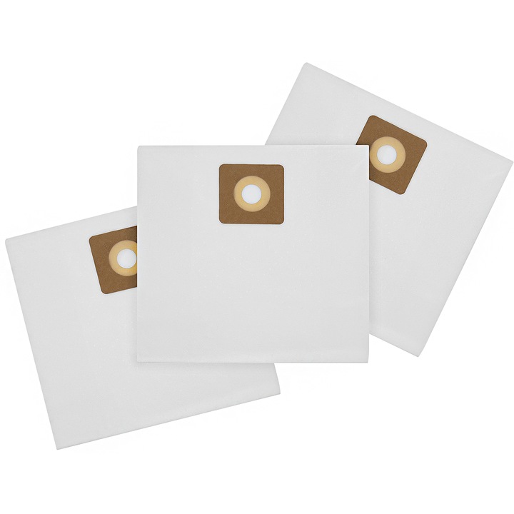 Set 3 saci cu 6 straturi, profilters, pentru Makita VC2211H, VC3210L, VC3211M, VC3211H, Alb