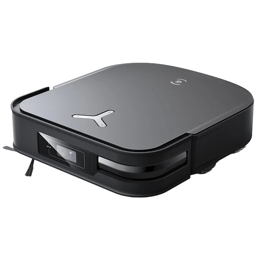 Robot de aspirare Ecovacs Deebot X2 Omni, statie de colectare si curatare/uscare automata, recunoastere obiecte AI, LiDar, senzor 3D, putere de aspirare 8000Pa, depasire obstacole, mop, recipient praf 420ml, recipient apa 180ml, aplicatie mobila, negru